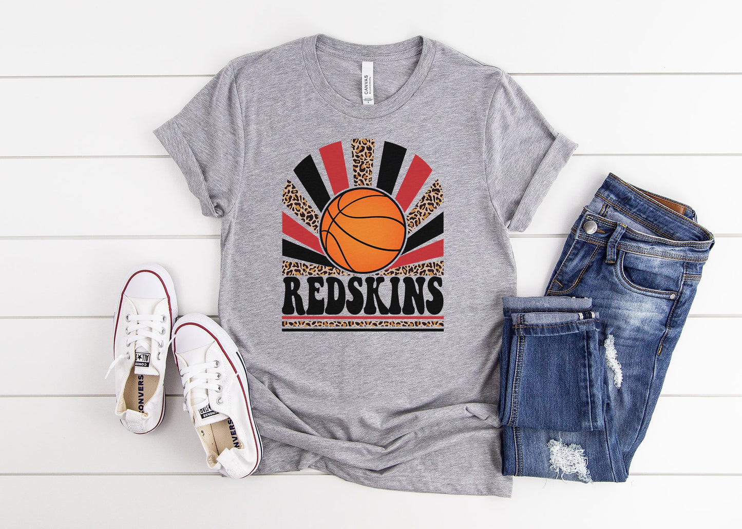 Basketball Hygee School Spirit Wear Adult Tee | Hillsboro Toppers | Spirit Wear Collection