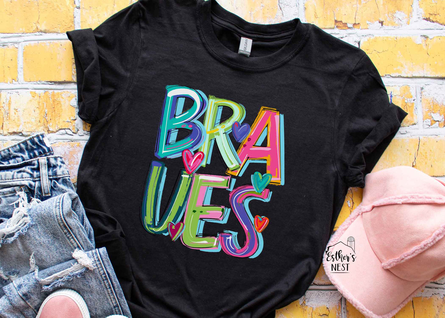 CHEERY Mascot Adult Tee | Nokomis Braves | Spirit Wear