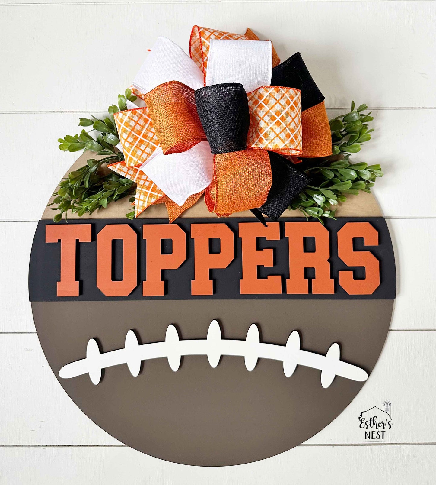 Custom Football Lace Door Hanger | Door Hanger Collection | Sports Collection