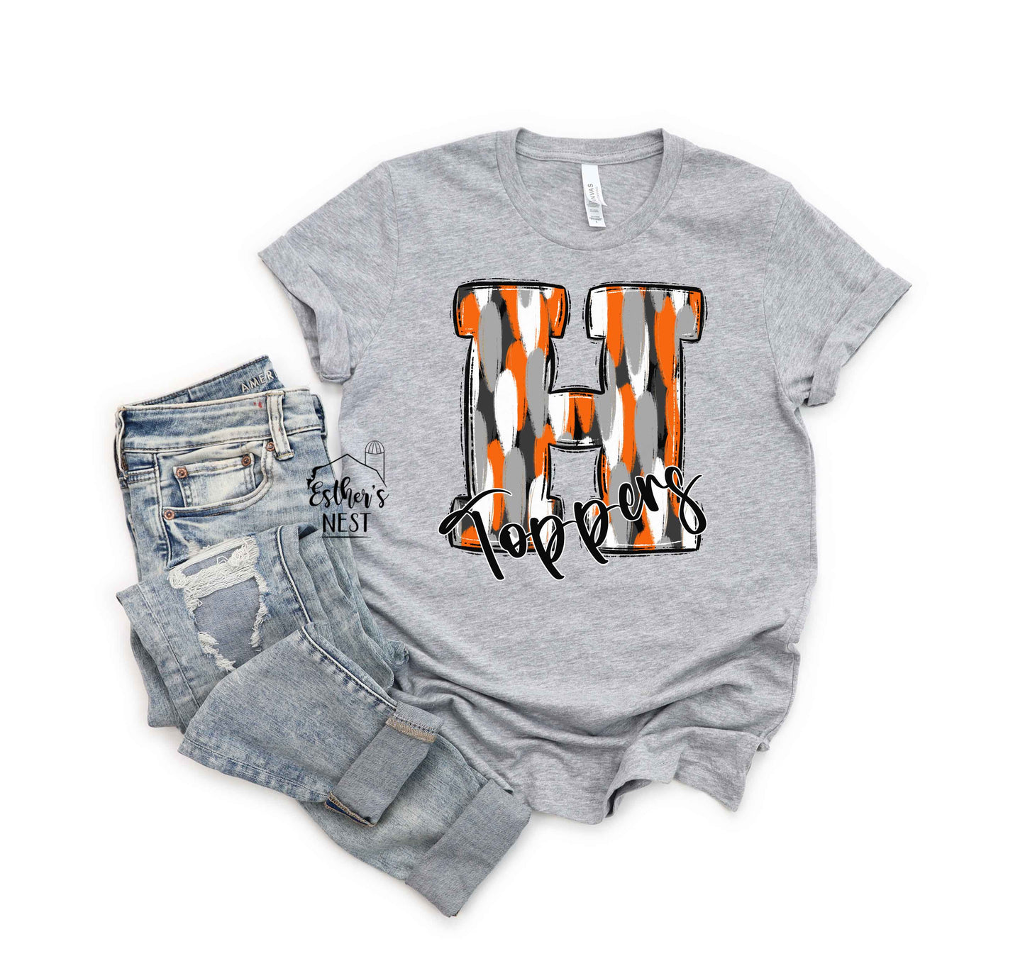 Funky Sport Spirit Wear Adult Tee | Hillsboro Toppers | Spirit Wear