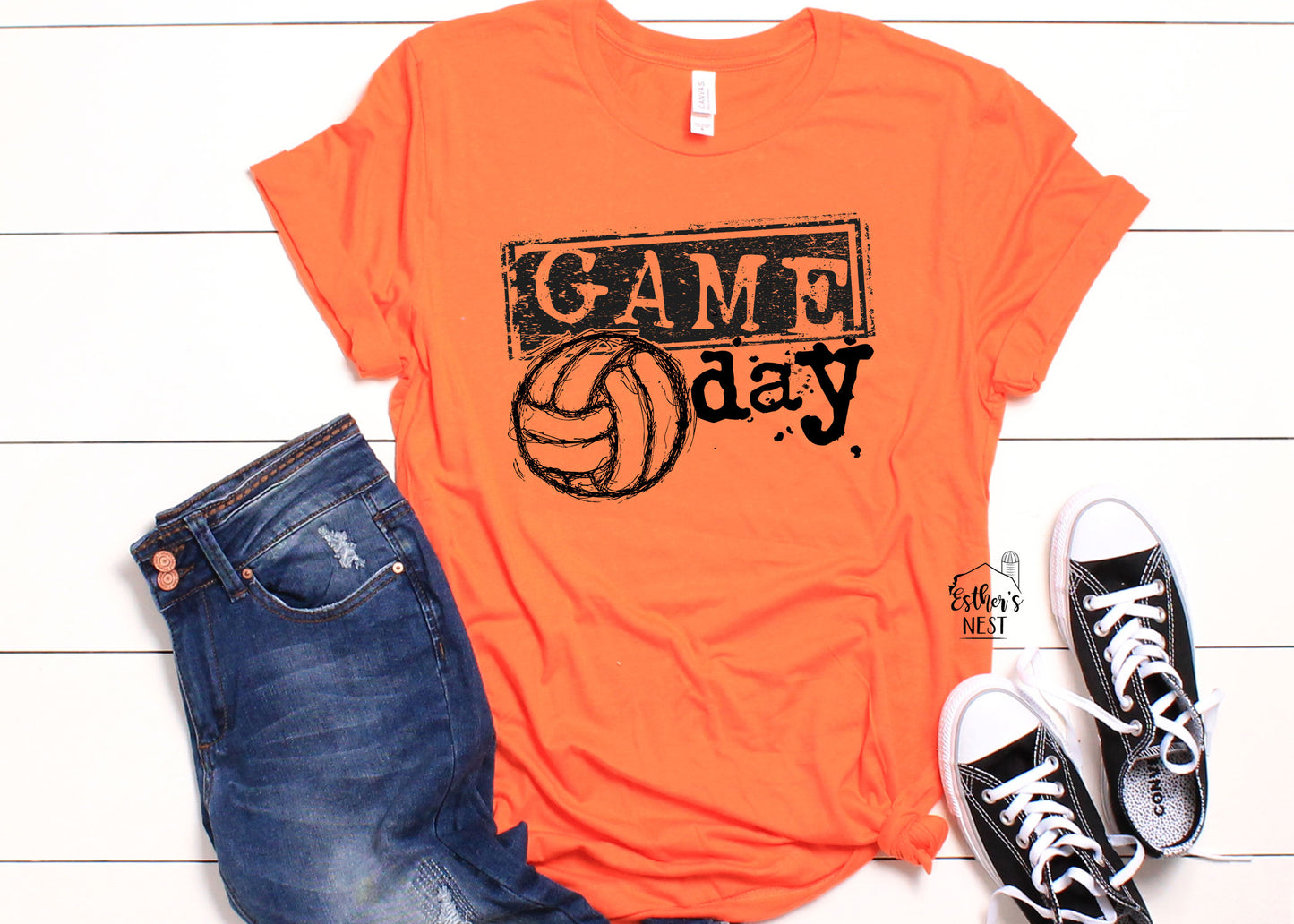 Game Day Volleyball Adult Tee | Hillsboro Toppers | School Spirit Collection