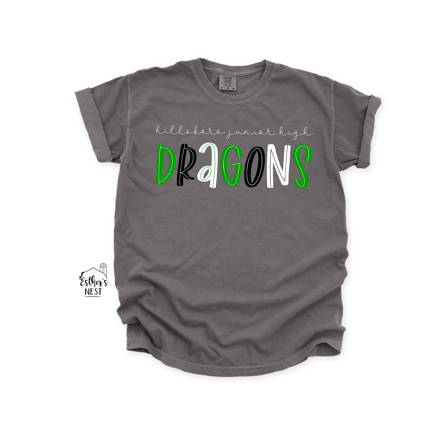 Line Art School Spirit Wear Adult Tee | Hillsboro | Spirit Wear Collection