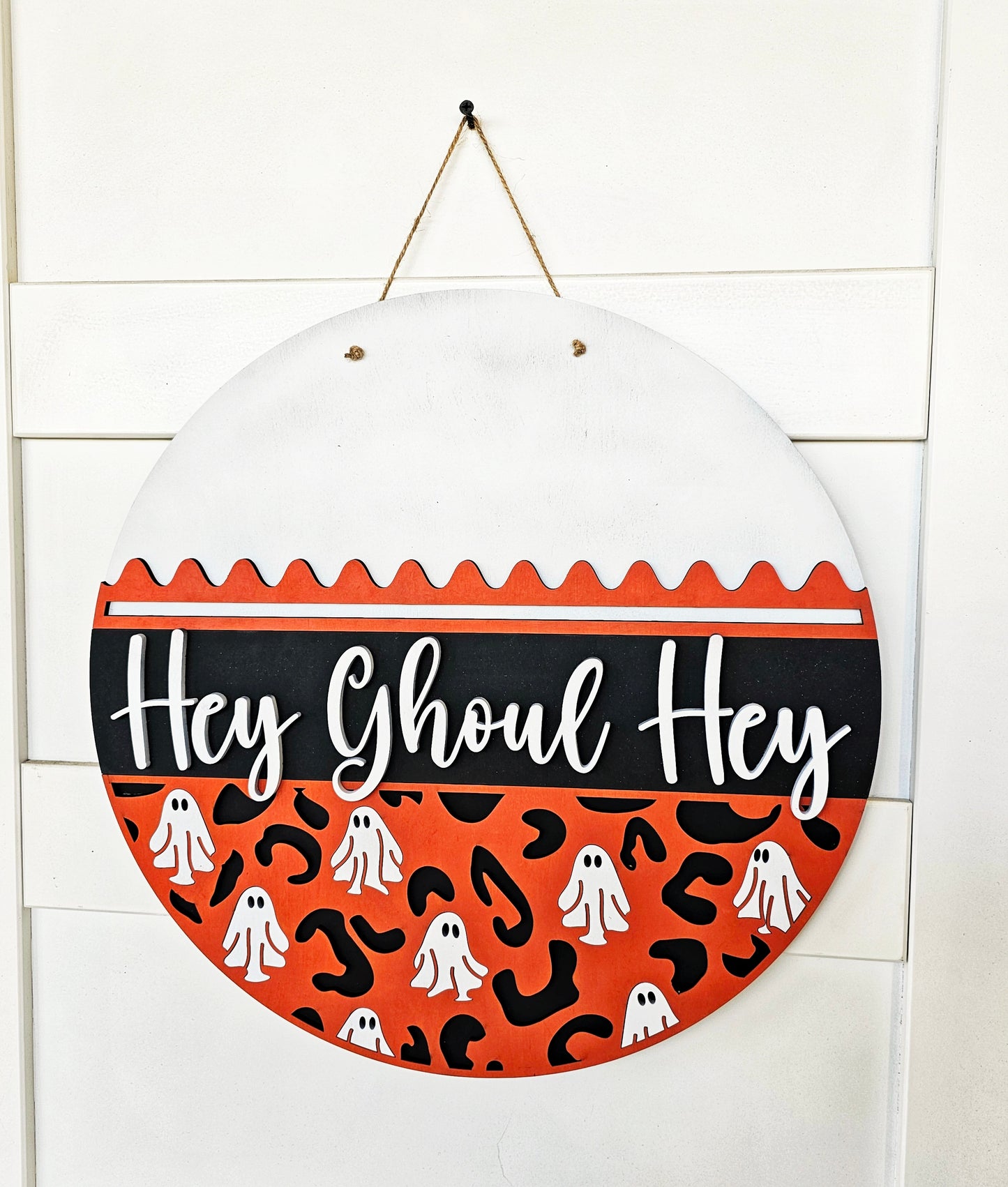 Hey Ghoul Hey Door Hanger | Fall Collection | Door Hanger Collection
