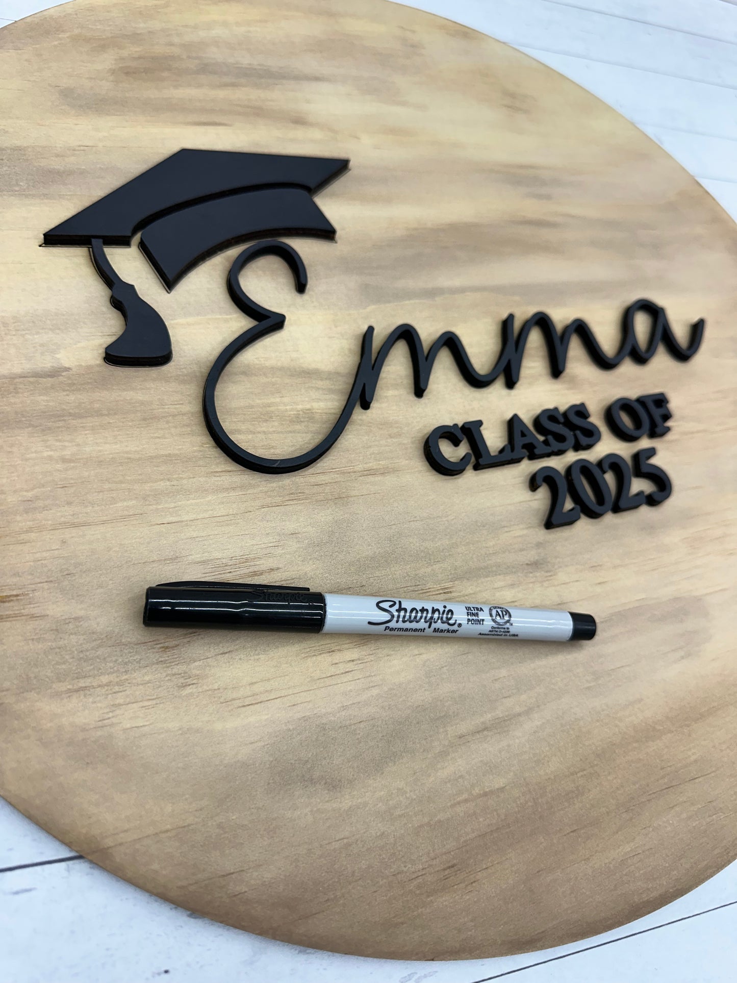 Personalized Graduation Guestbook Table Sign | School Spirit Collection