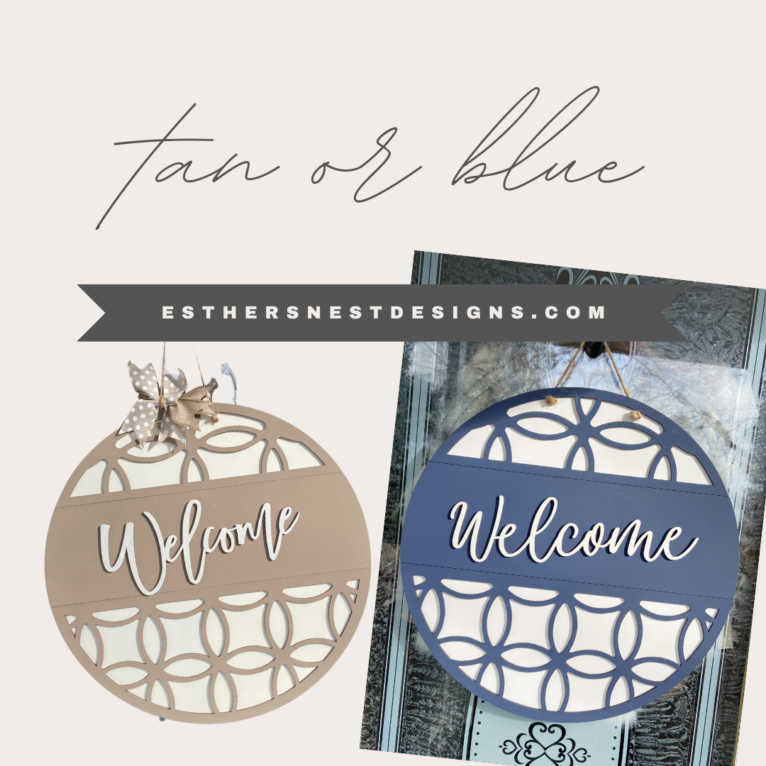 Welcome Door Hanger | Door Hanger Collection | Home Decor Collection