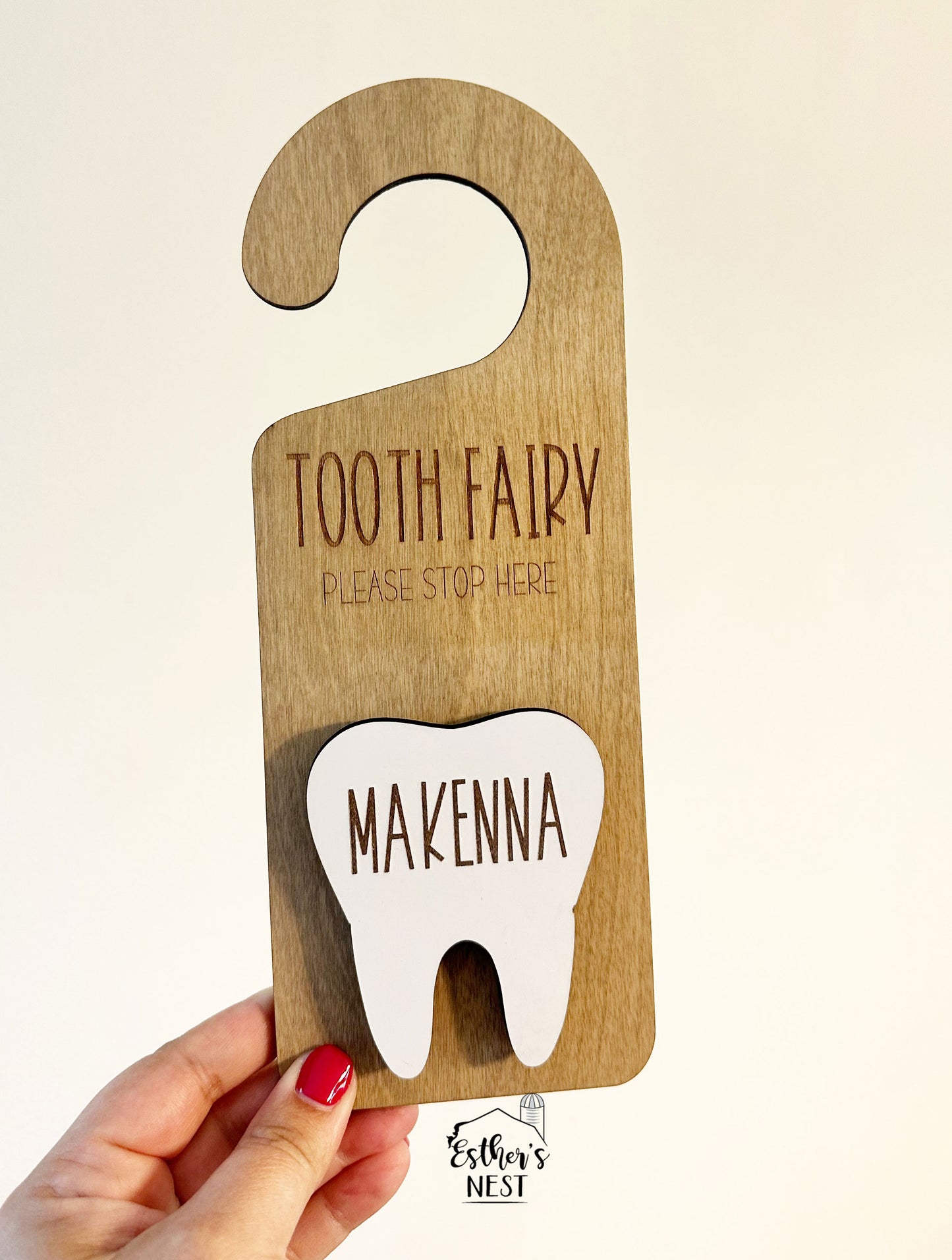 Personalized Tooth Fairy Door Knob Hanger | Kids Collection | Baby Collection