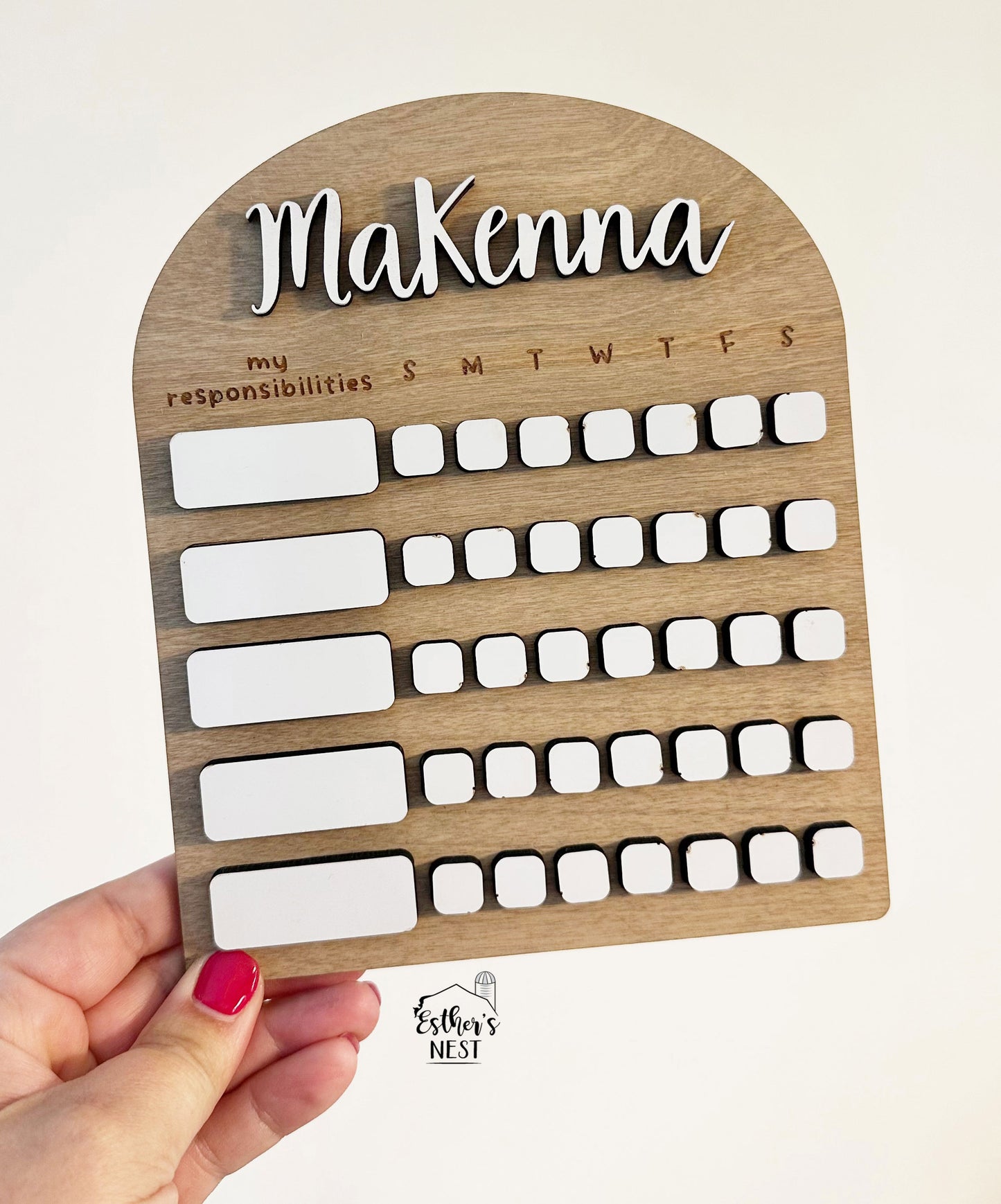 Personalized Child's Chore Chart | Kids Collection | Baby Collection