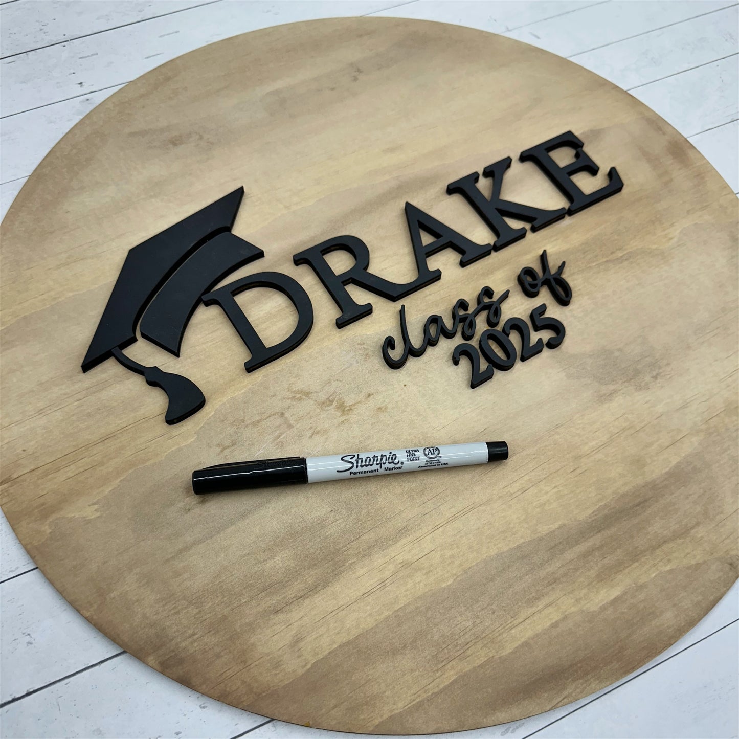 Personalized Graduation Guestbook Table Sign | School Spirit Collection