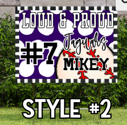 GNW Yard Sign | Sports Collection | Spirit Wear Collection