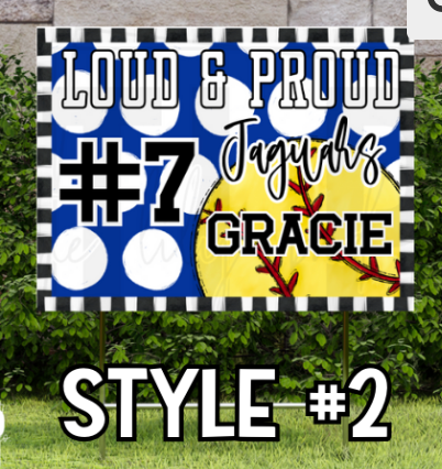 GNW Yard Sign | Sports Collection | Spirit Wear Collection