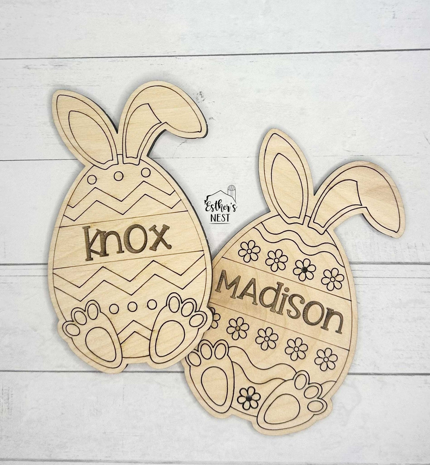 Personalized Bunny Egg Kids DIY Kit | DIY Kit | Kids DIY Craft Collection | Easter Collection