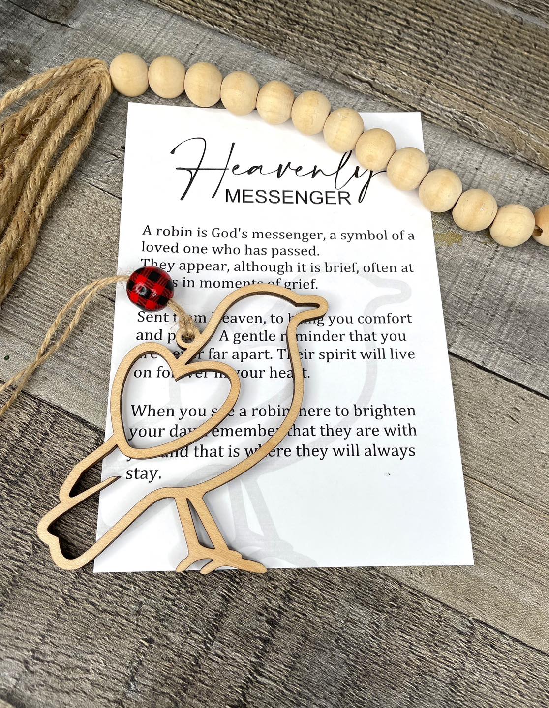 The Heavenly Messenger Robin | The Meaningful Ornament Collection | Christmas Collection