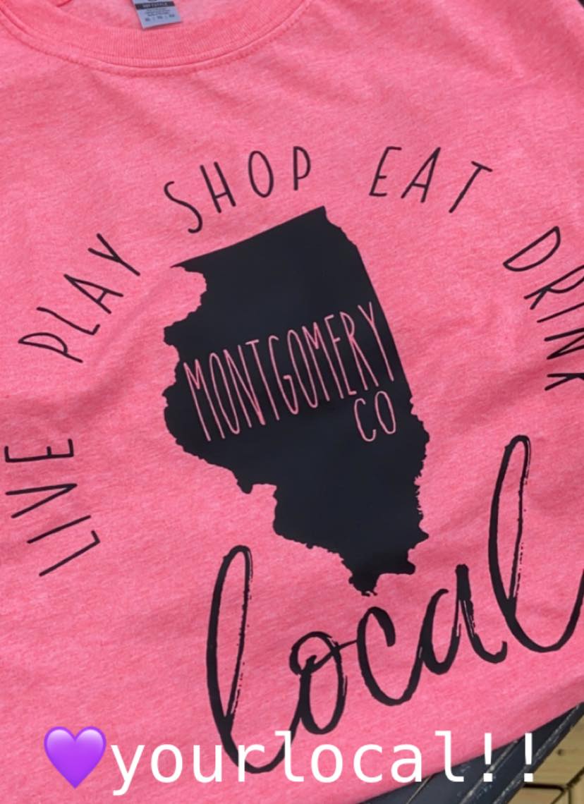 Live Play Shop Eat Drink Local | Custom Local Tee