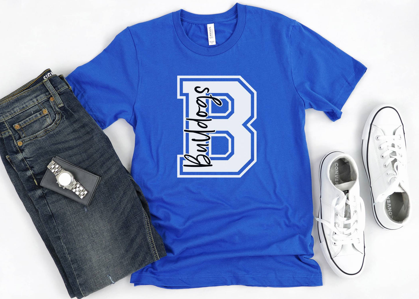 Custom Varsity School Spirit Wear Adult Tee | Beckemeyer | Spirit Wear Collection