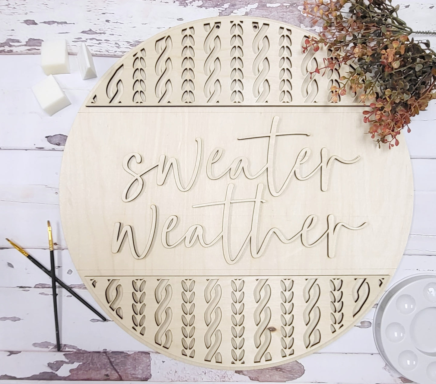 Sweater Weather Door Hanger | Fall Collection | Adult DIY Kit