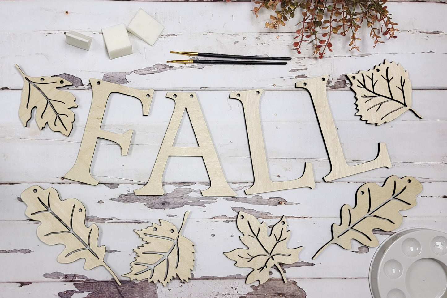 Fall Leaves Garland | Fall Collection | Adult DIY Kit