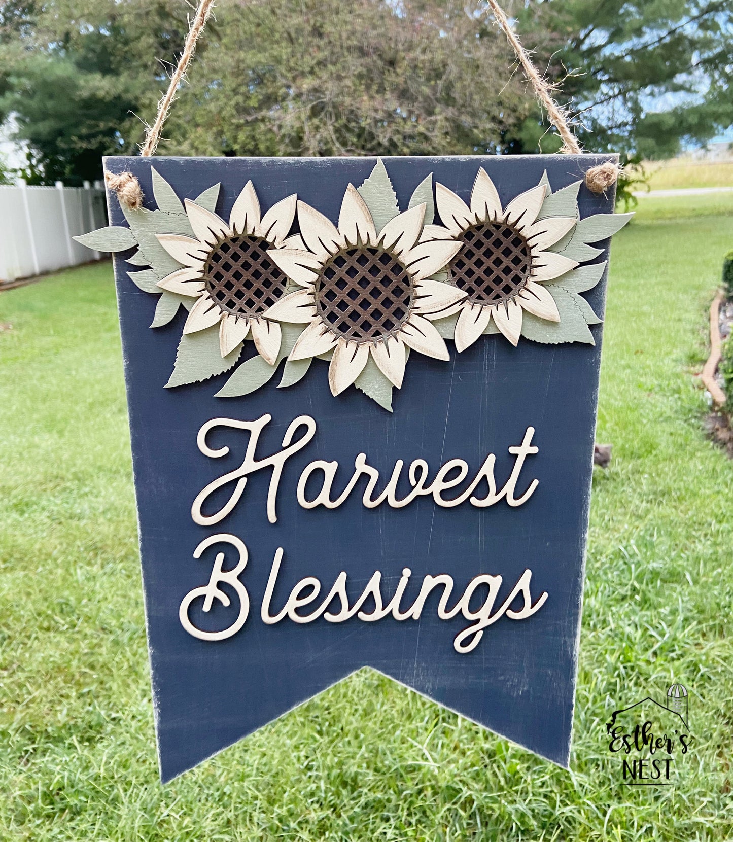 Harvest Blessings Door Hanger | Door Hanger Collection | Fall Collection