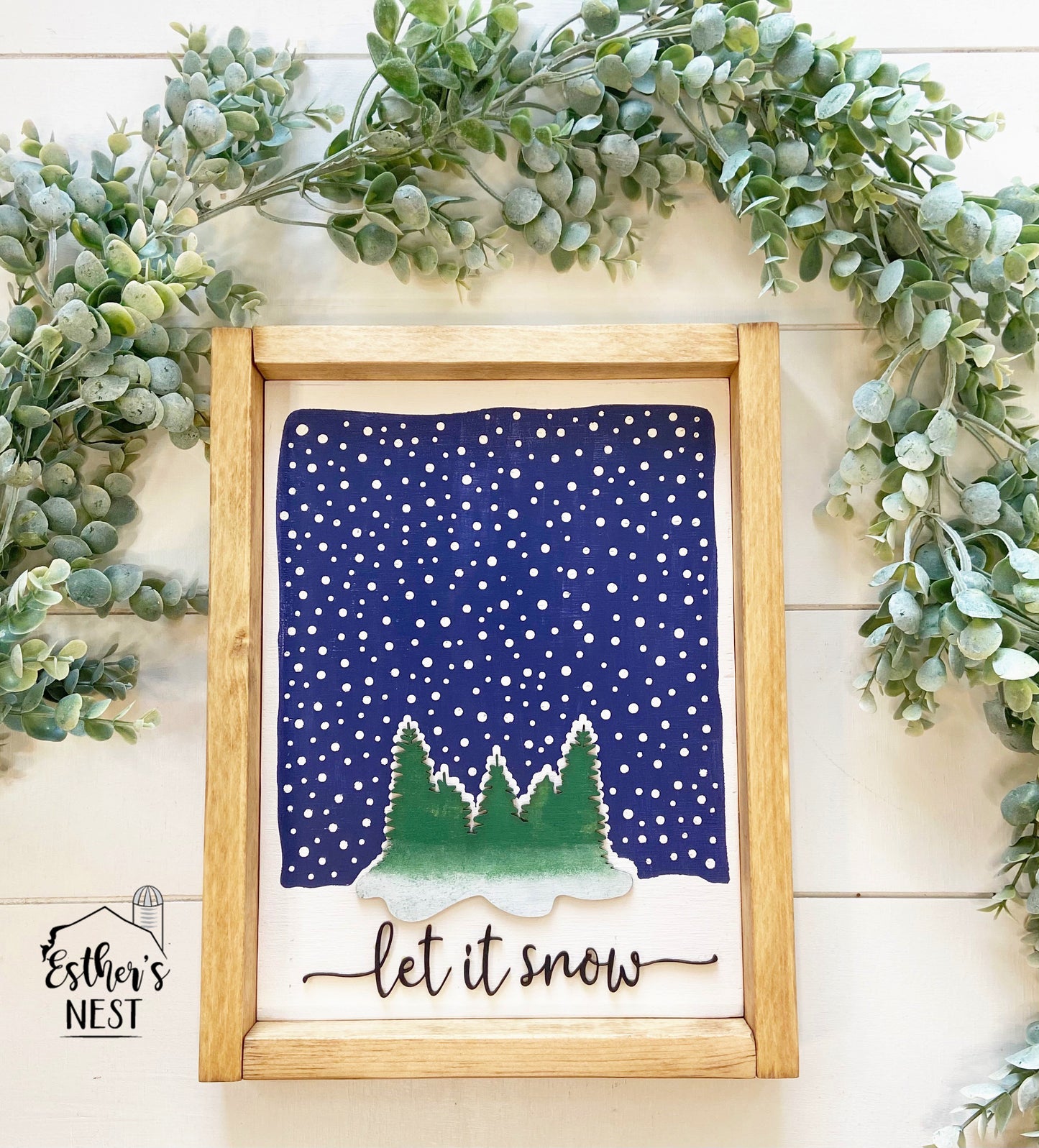 Winter Scene Sign | Home Decor | Winter Collection