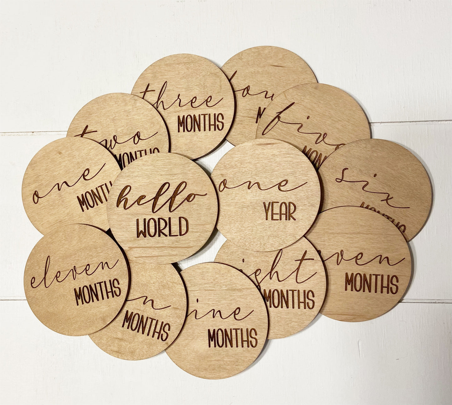 Baby Milestone Discs | Christmas Collection | Baby Collection