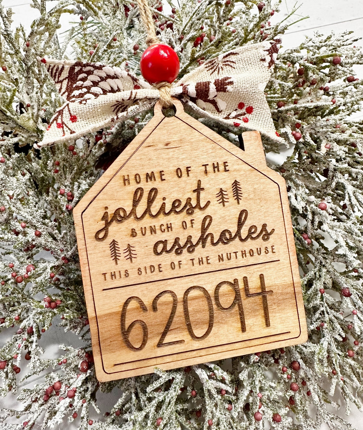 Christmas Vacation Zip Code Christmas Ornament | Christmas Decor