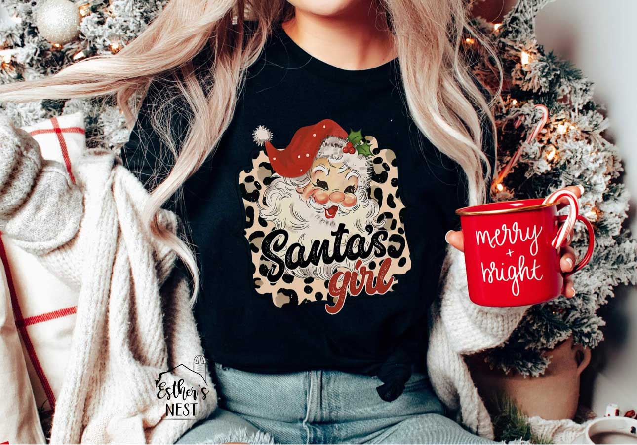 Santa's Girl Adult Tee | Adult Tee Collection | Christmas Collection