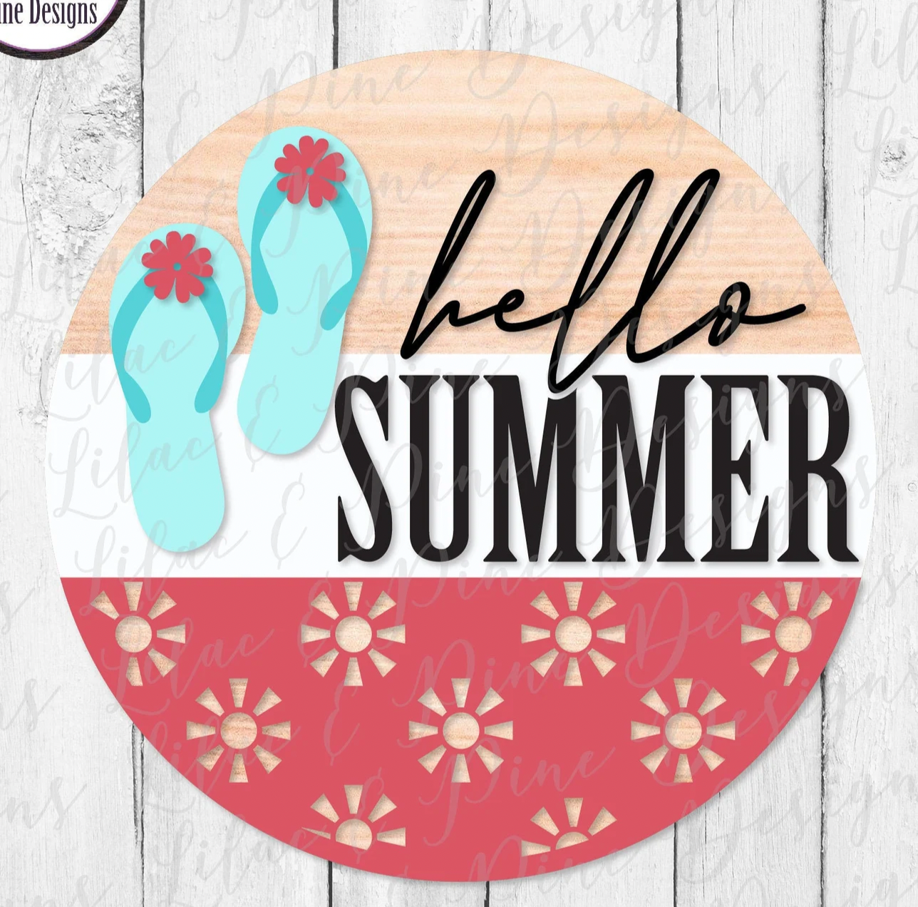 Hello Summer Table Sign | DIY Collection