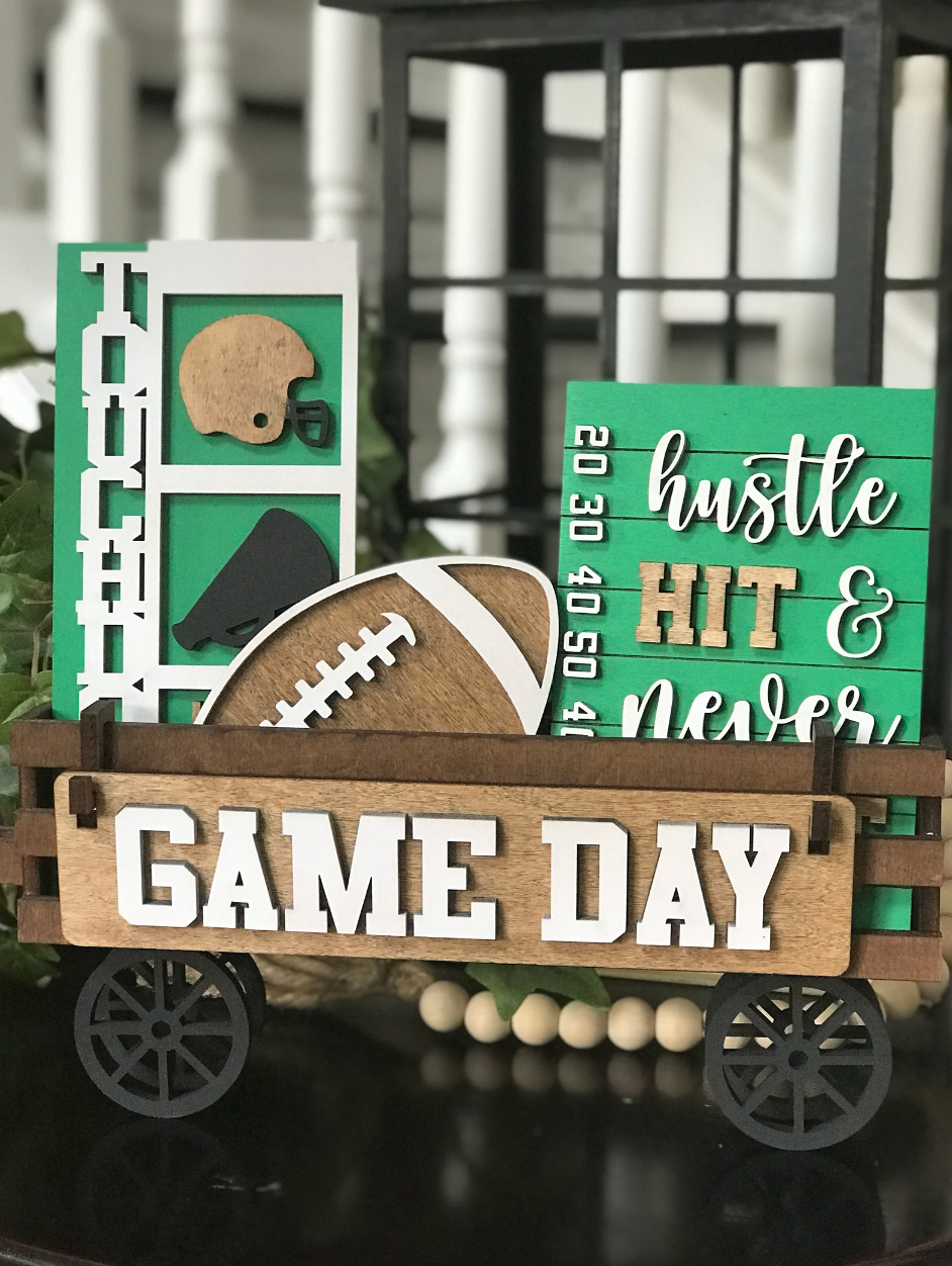 FOOTBALL WAGON INSERT OF THE MONTH - AUGUST 2022 NESTING BOX EXCLUSIVE
