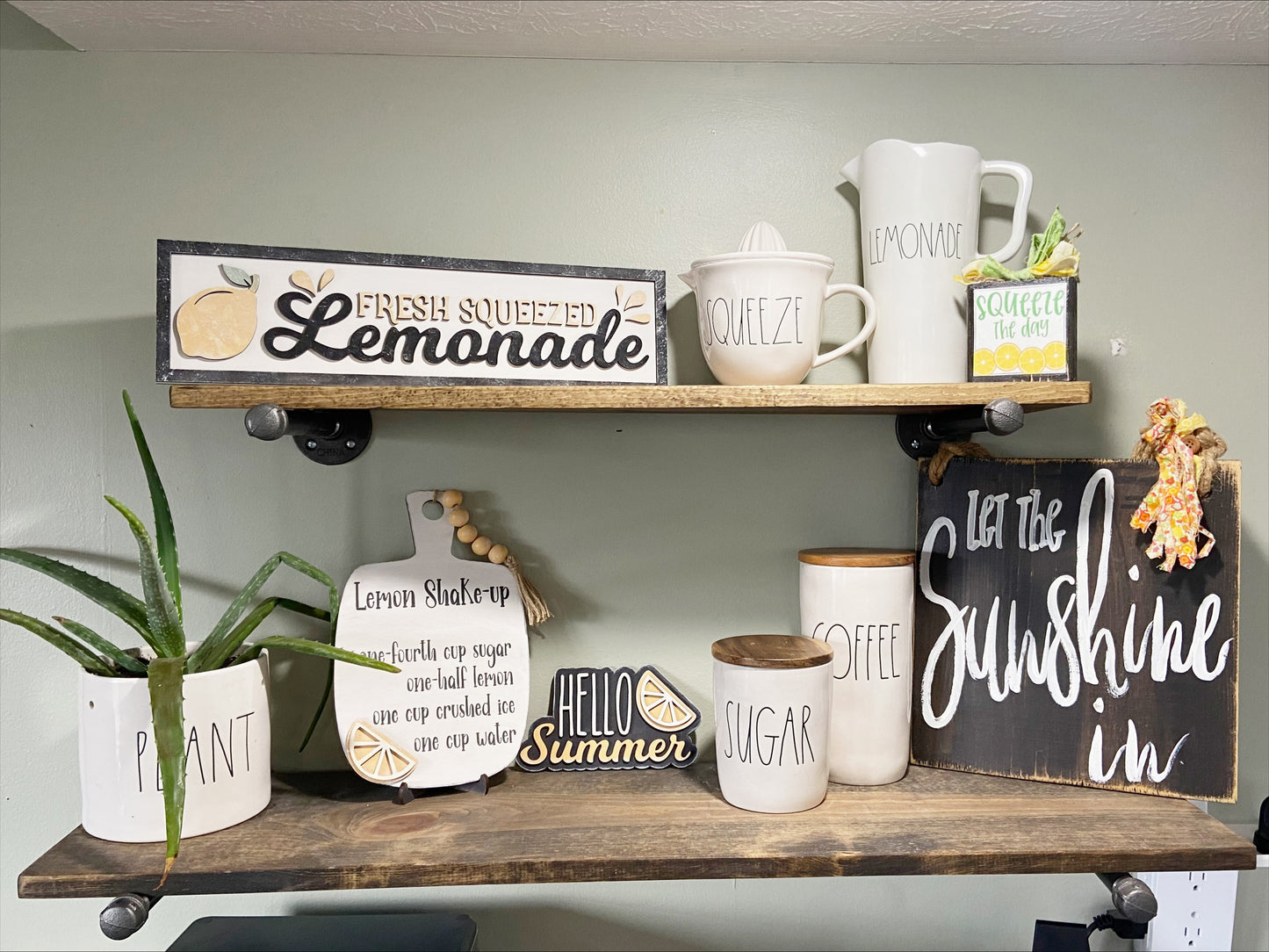 Lemonade 3D Shelf Sign | Home Decor | DIY Collection