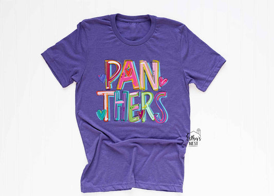 CHEERY Mascot Adult Tee | Panthers | Spirit Wear Collection