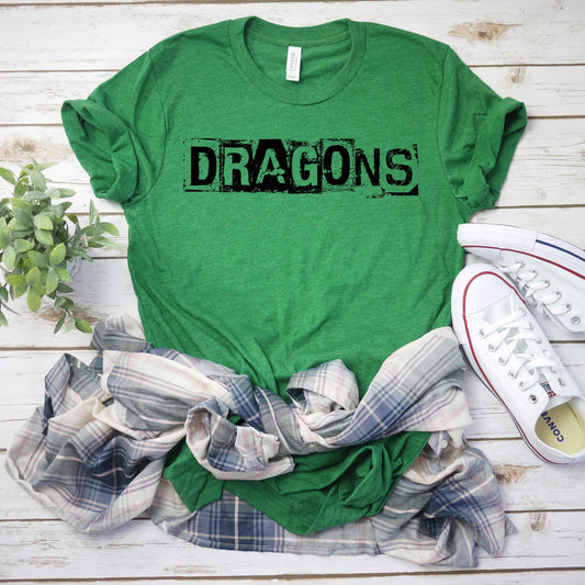 Newsprint School Spirit Wear Adult Tee | HJHS | Spirit Wear Collection