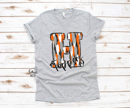 Funky Sport Spirit Wear Adult Tee | Hillsboro Toppers | Spirit Wear
