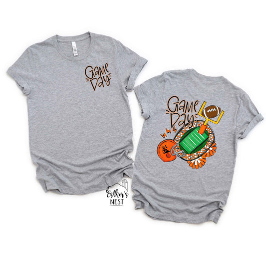 Game Day Football School Spirit Wear Adult Tee | Hillsboro | Spirit Wear Collection