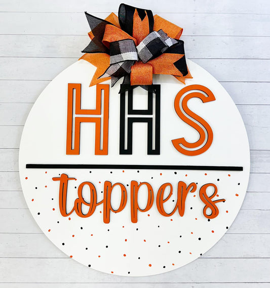 Custom School Spirit Door Hanger | Door Hanger Collection | Sports Collection