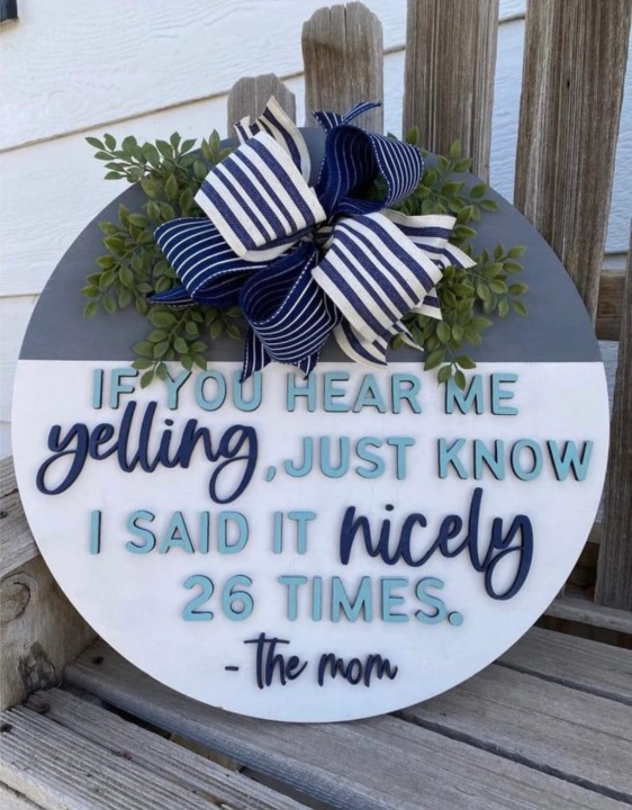"The Mom" Door Hanger | Door Hanger Collection | Home Decor Collection