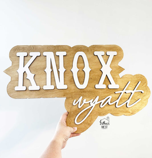 Custom Name Sign | Baby Collection | Children's Collection | Home Decor