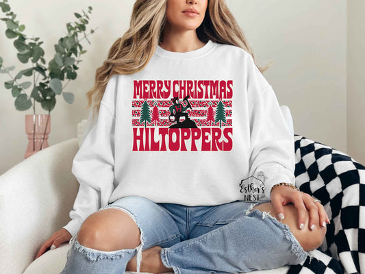 Hiltopper Christmas School Spirit Wear Adult Sweatshirts | Hillsboro | Spirit Wear Collection