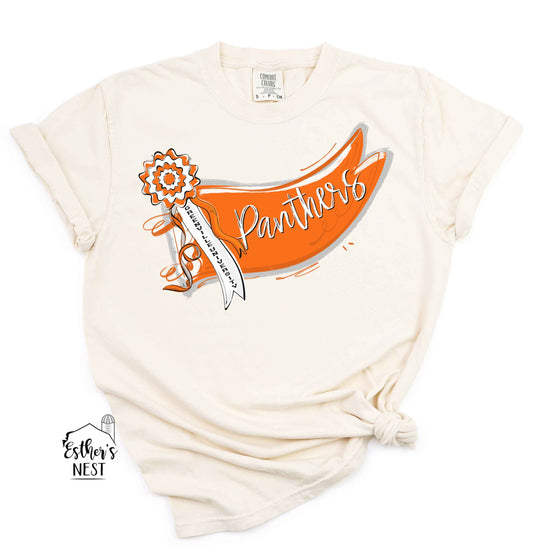 Customizable Mum Pennant School Spirit Wear Adult Tee | Hillsboro | Spirit Wear Collection