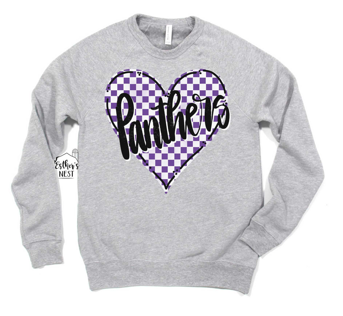 Mascot Heart Spirit Wear Adult Tee | CUSTOMIZEABLE TEAM COLORS | Spirit Wear Collection