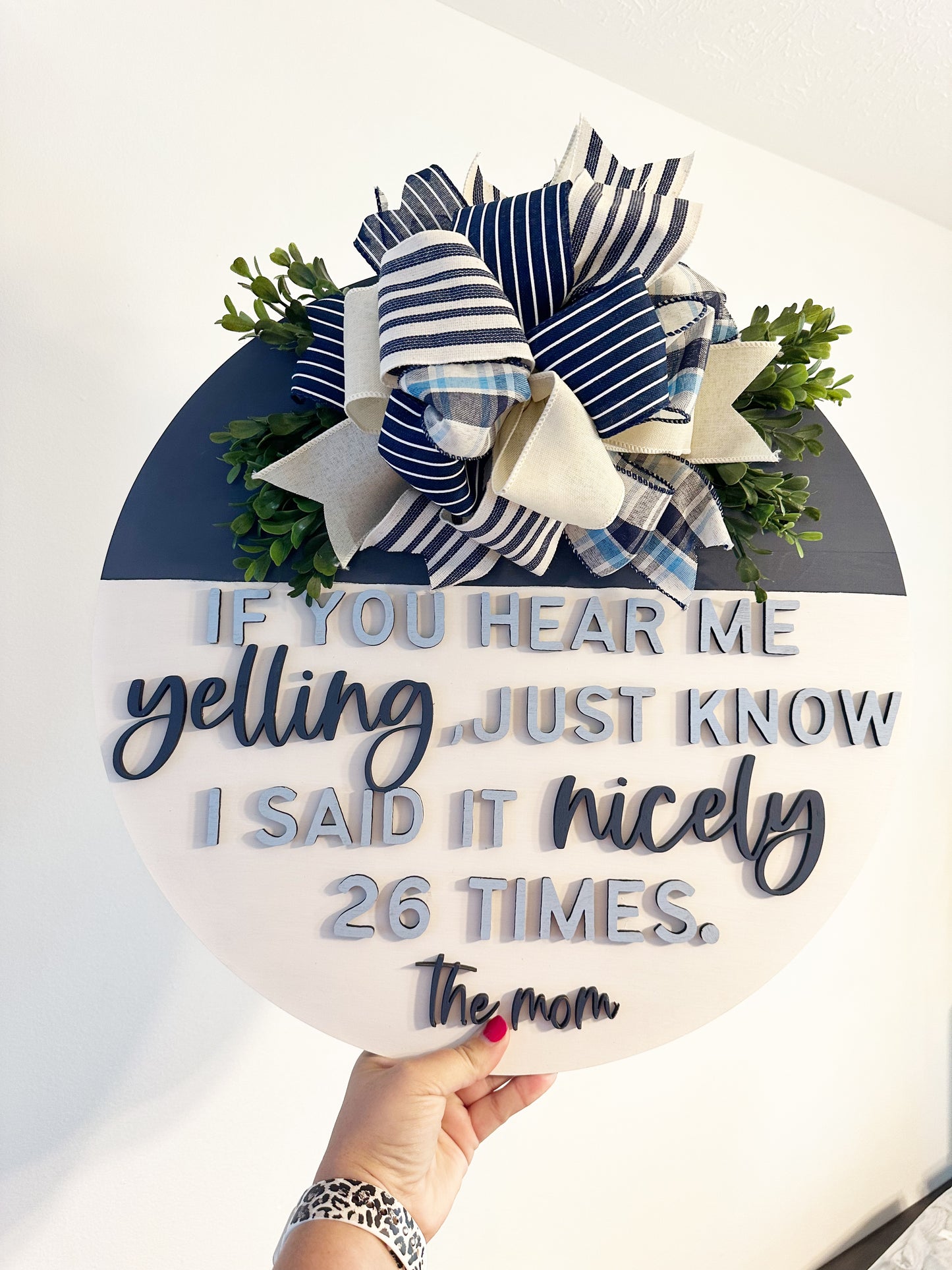 "The Mom" Door Hanger | Door Hanger Collection | Home Decor Collection