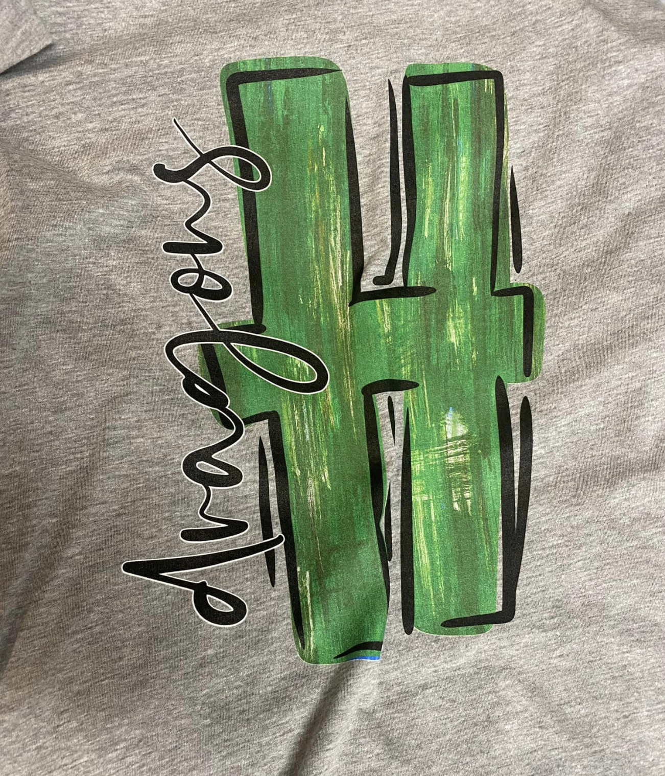 Brushstroke Adult Spirit Tee | HJHS Dragons | Spirit Wear