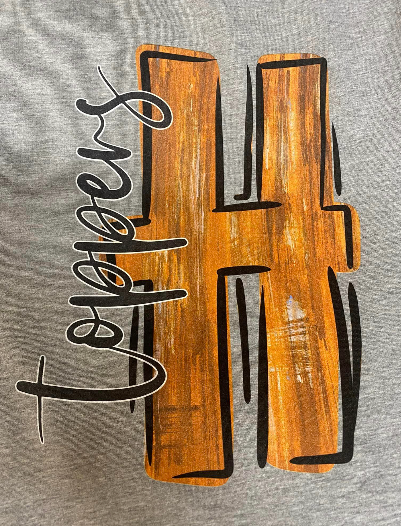 Brushstroke Adult Spirit Tee | Hillsboro Toppers | Spirit Wear