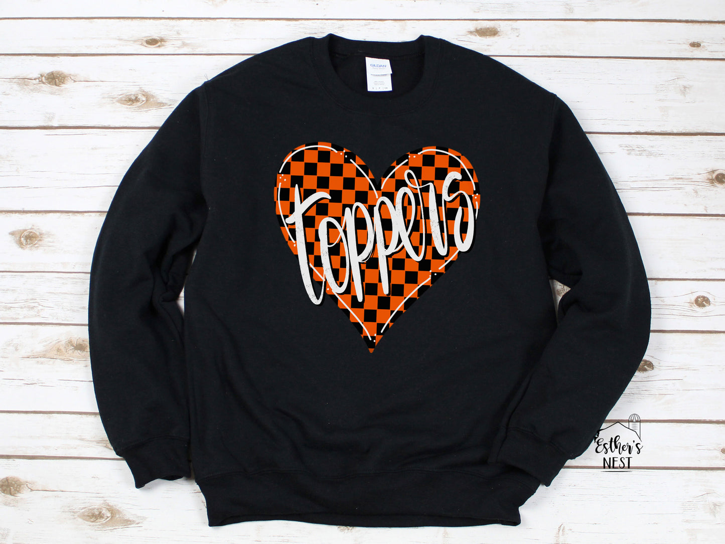 Mascot Heart Spirit Wear Adult Tee | CUSTOMIZEABLE TEAM COLORS | Spirit Wear Collection