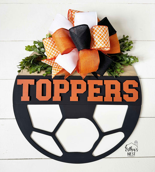 Custom Soccer Door Hanger | Door Hanger Collection | Sports Collection | Spirit Collection