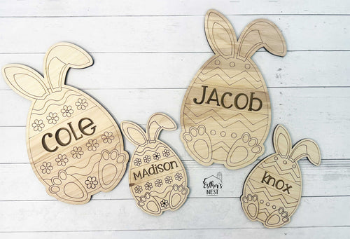 Personalized Bunny Egg Kids DIY Kit | DIY Kit | Kids DIY Craft Collection | Easter Collection