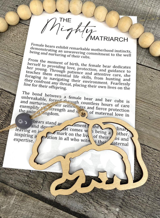 The Mighty Matriarch Bear and Cub | The Meaningful Ornament Collection | Christmas Collection