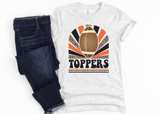 Topper Football Hygee 2022 Fall School Spirit Wear Adult Tee | Hillsboro Toppers | Spirit Wear Collection
