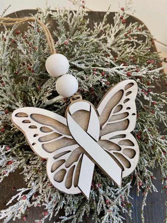 Awareness Butterfly Christmas Ornament | Christmas Decor | Home Decor