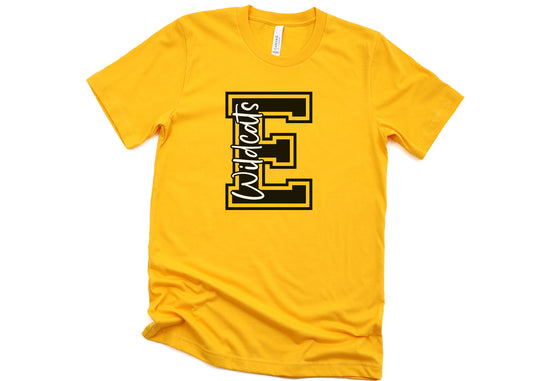Copy of Custom Varsity School Spirit Wear Adult Tee | Edinburg Wildcats | Spirit Wear