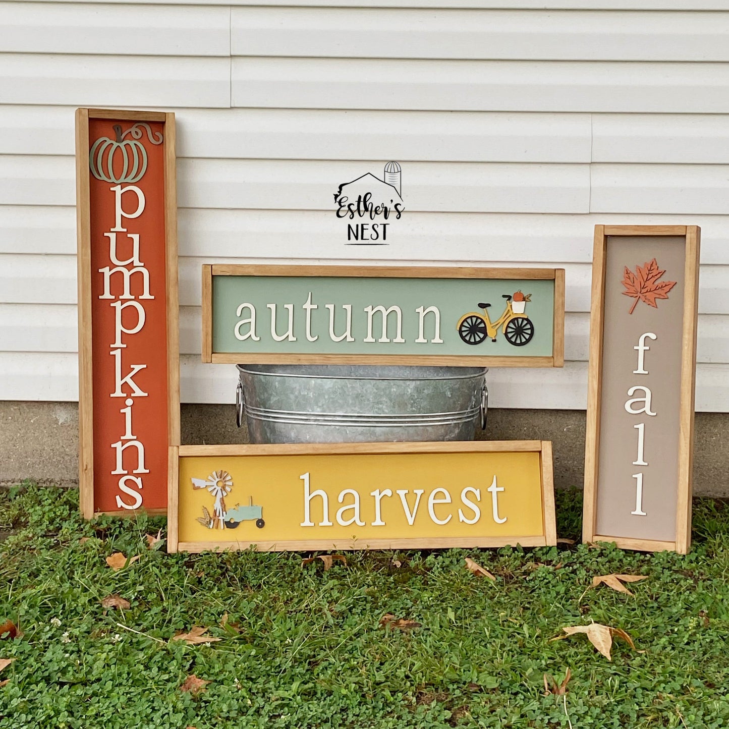 3D Fall Wood Sign | Home Decor | Fall Collection