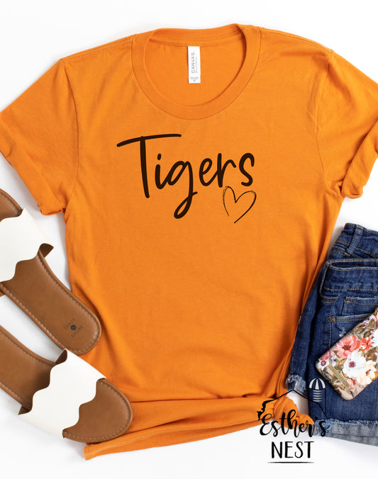 Custom School Spirit Wear Adult Tee | Greenfield North Western Tigers | Spirit Wear